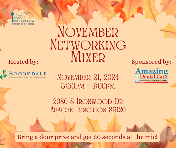 Join us for the November Networking Mixer on Nov 21st!