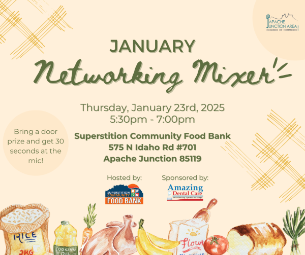 Register NOW for the January 2025 Networking Mixer!