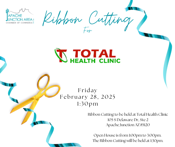 Join us for a Ribbon Cutting for Total Health Clinic!