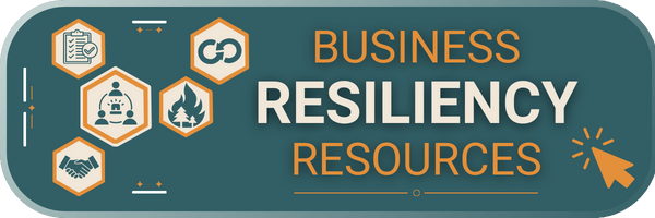 Business Resiliency Horizontal Button - Teal