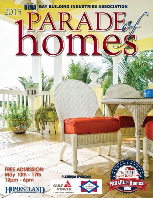 2015 Parade of Homes magazine cover