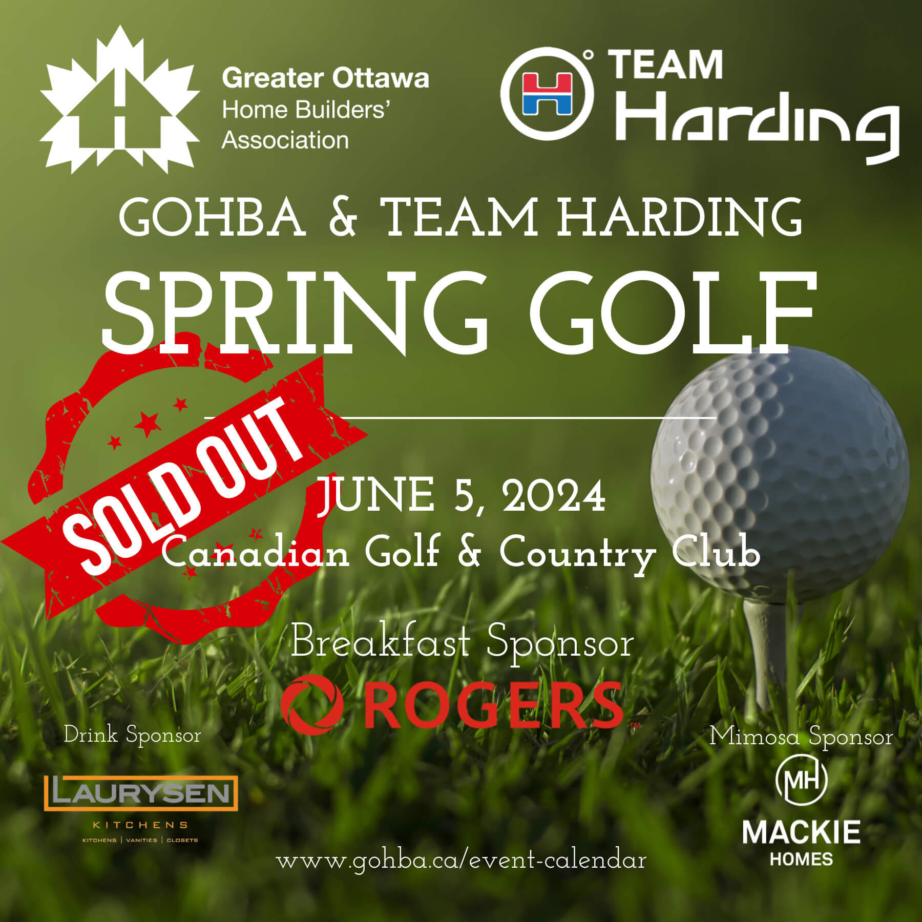 SPRING GOLF 2024 sold out