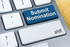 Written,Word,Submit,Nomination,On,Blue,Keyboard,Button.,Online,Submission