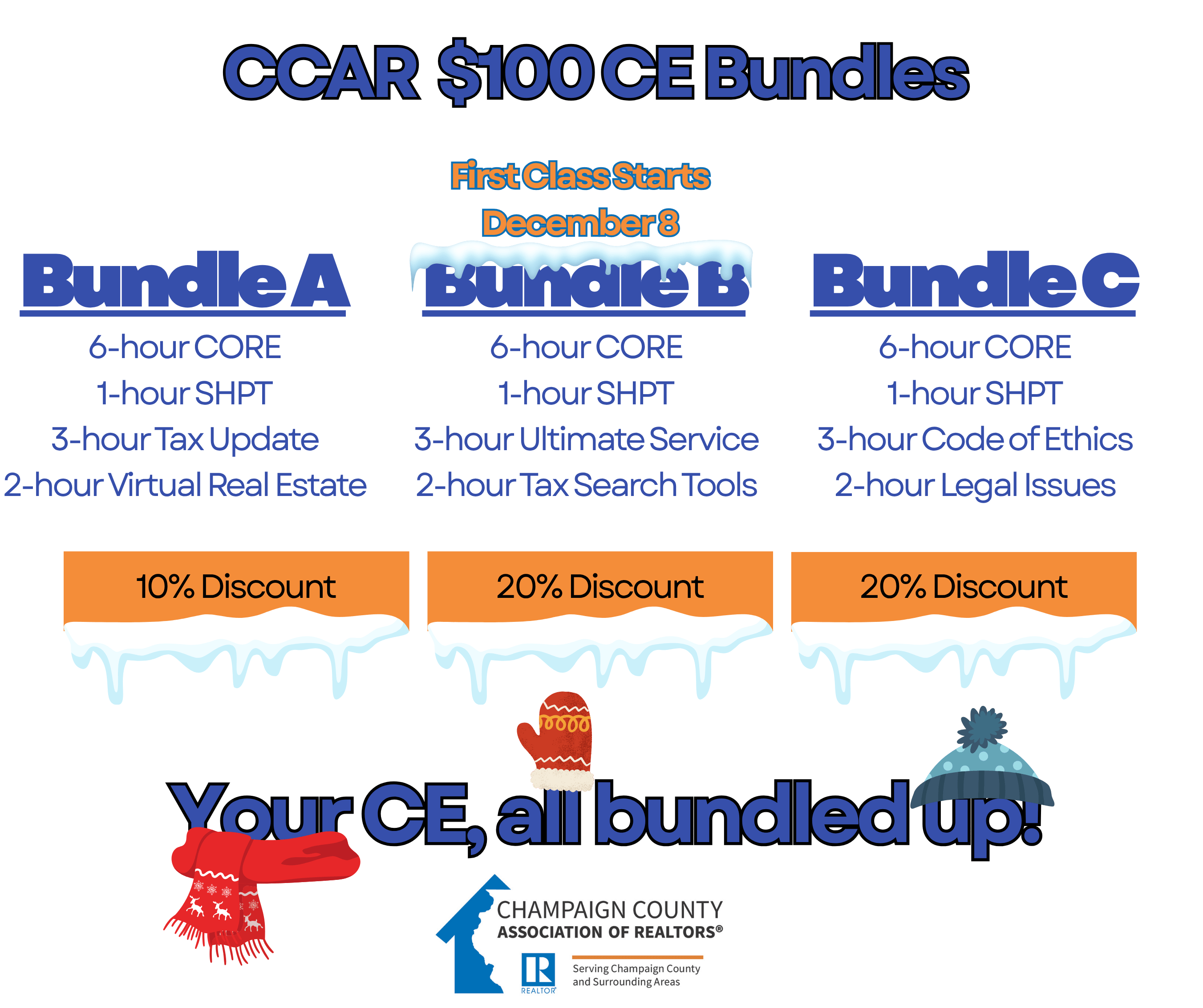 Bundle Up! Your CE just got (4)