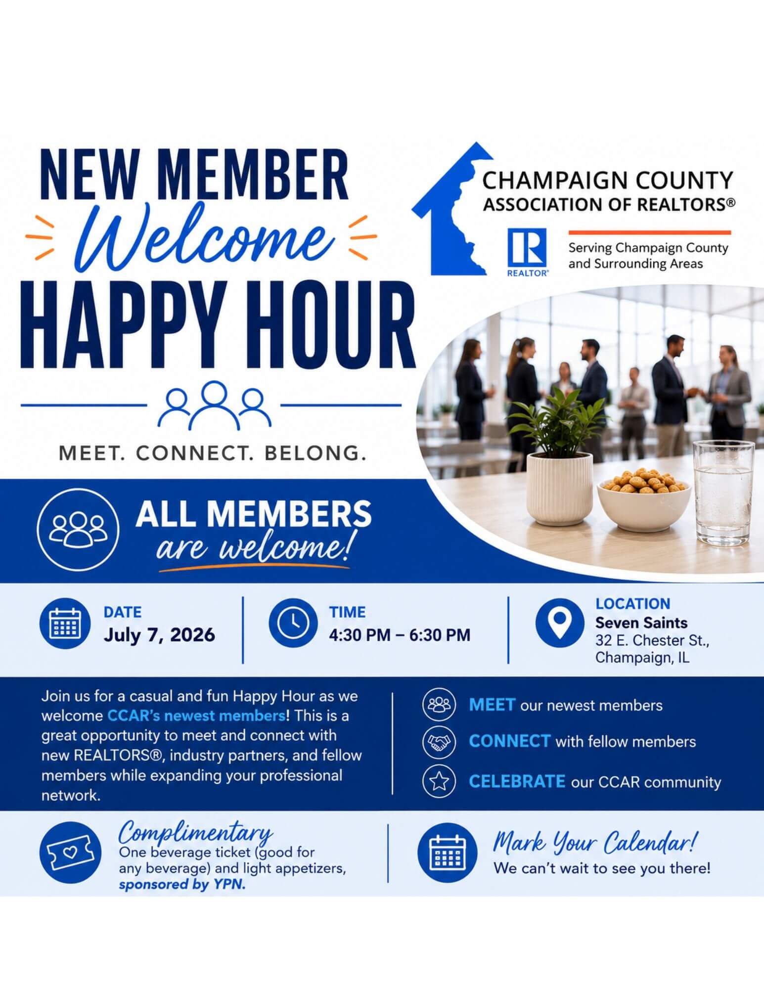 New member happy hour