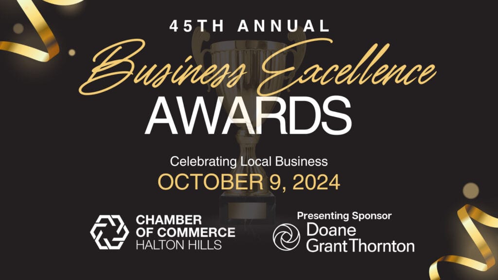 2024 Halton Hills Chamber of Commerce Business Excellence Awards