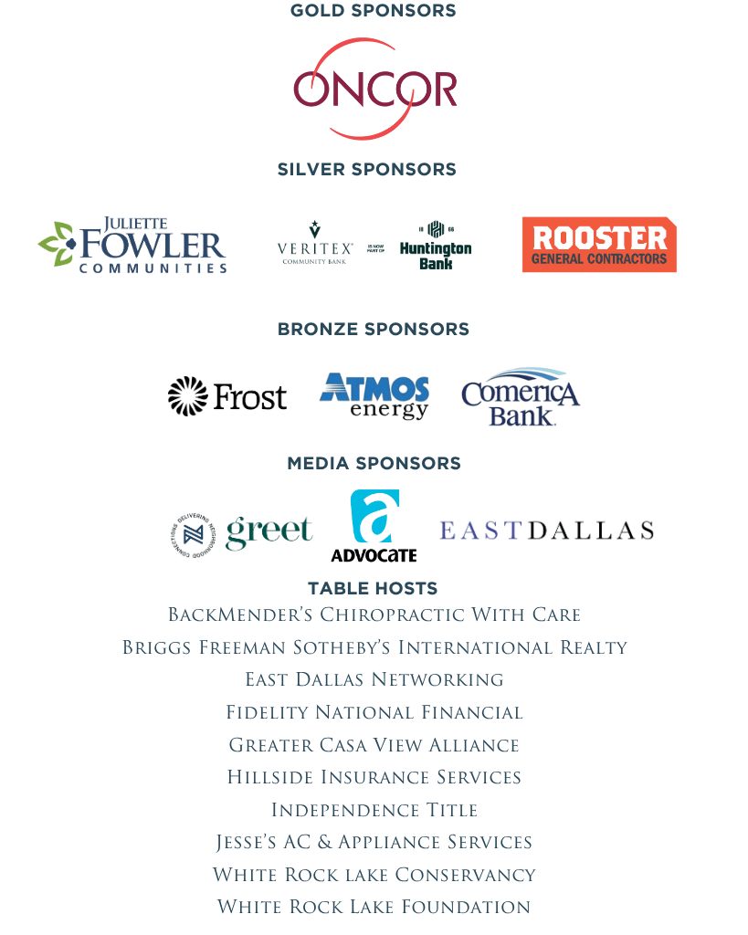 Economic Summit Sponsors 2025 Greater East Dallas Chamber of Commerce