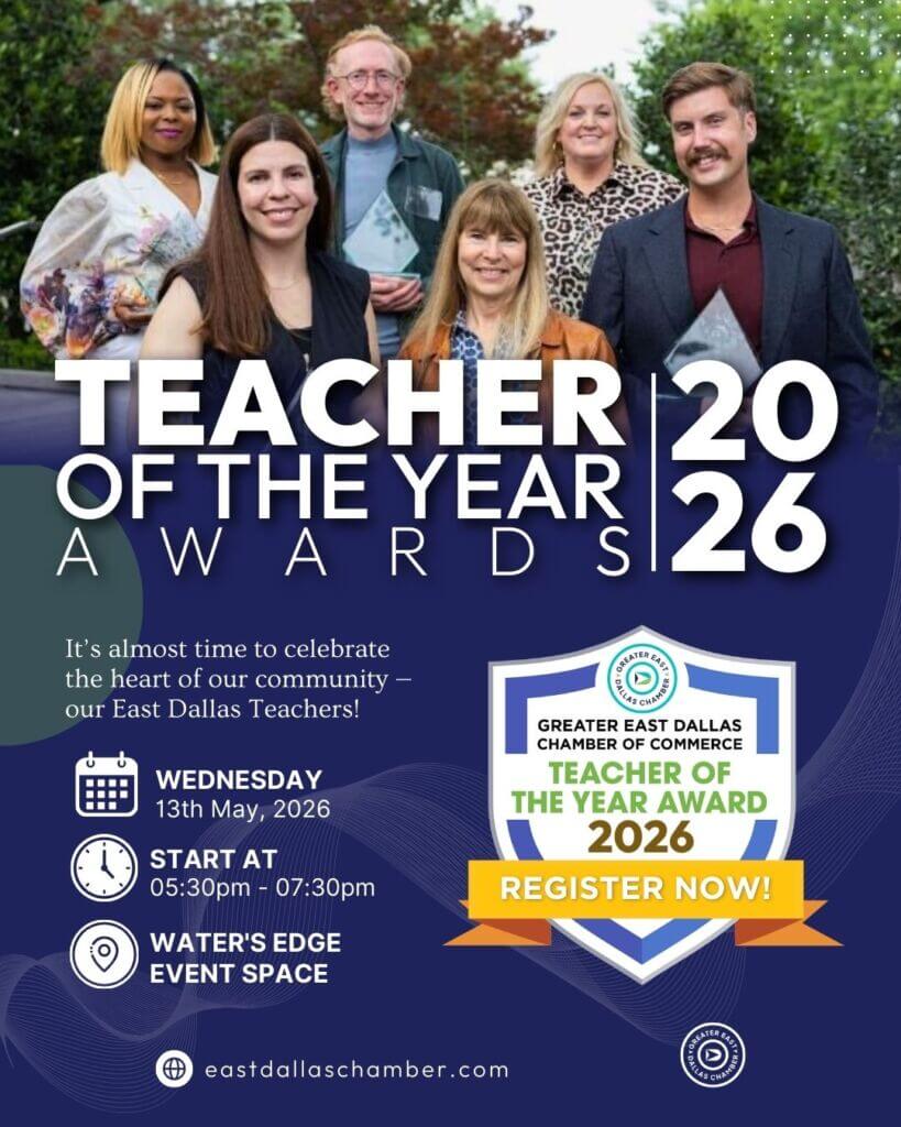 Teacher of the year event graphic