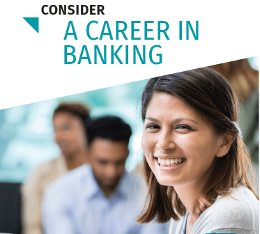 Career in banking graphic