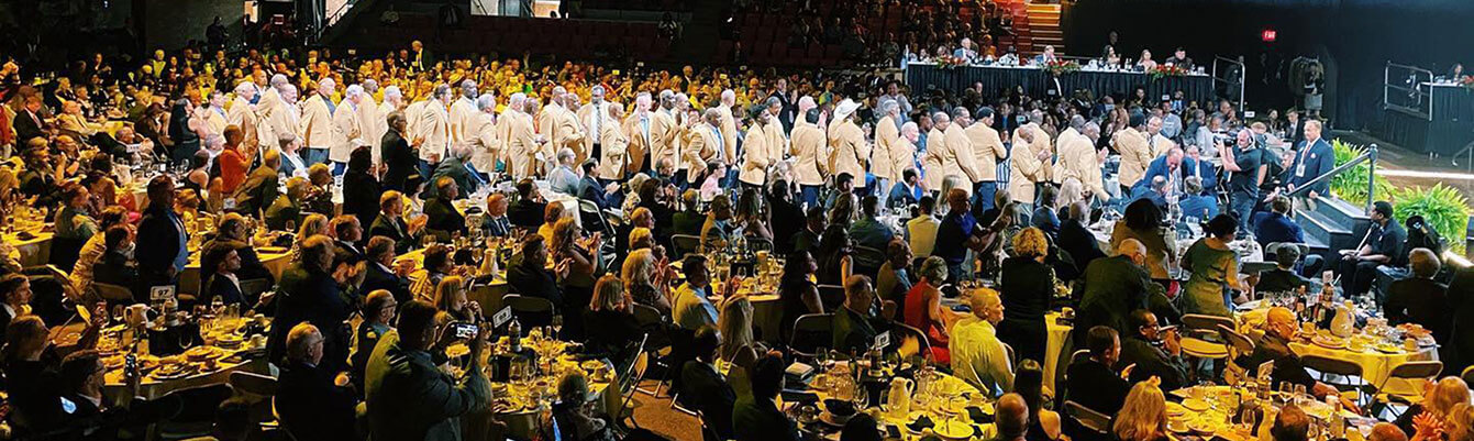 gold jacket ceremony
