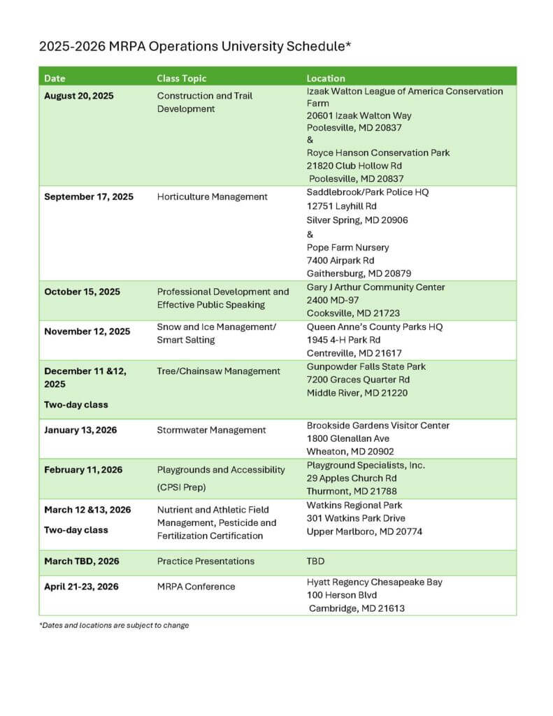 MRPA Ops U schedule (1) MRPA Ops U schedule (1)