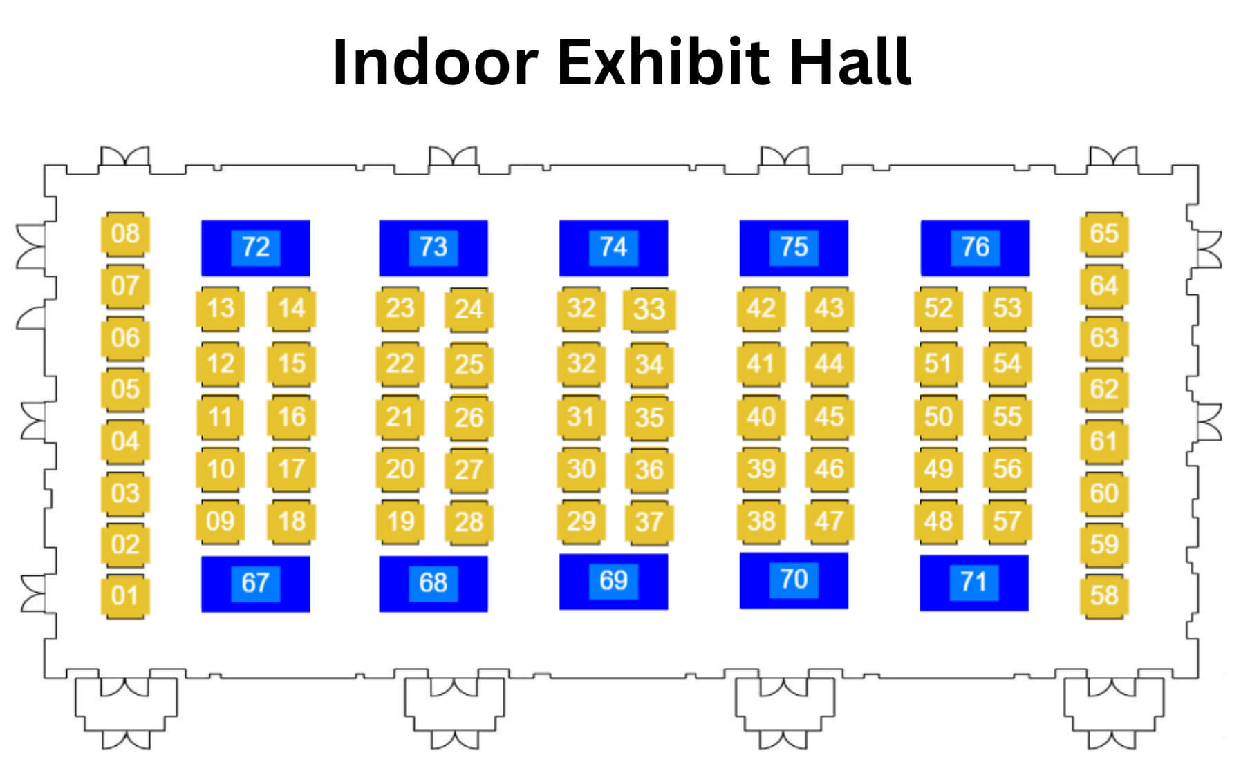 2025 Conference Exhibt Hall Layout