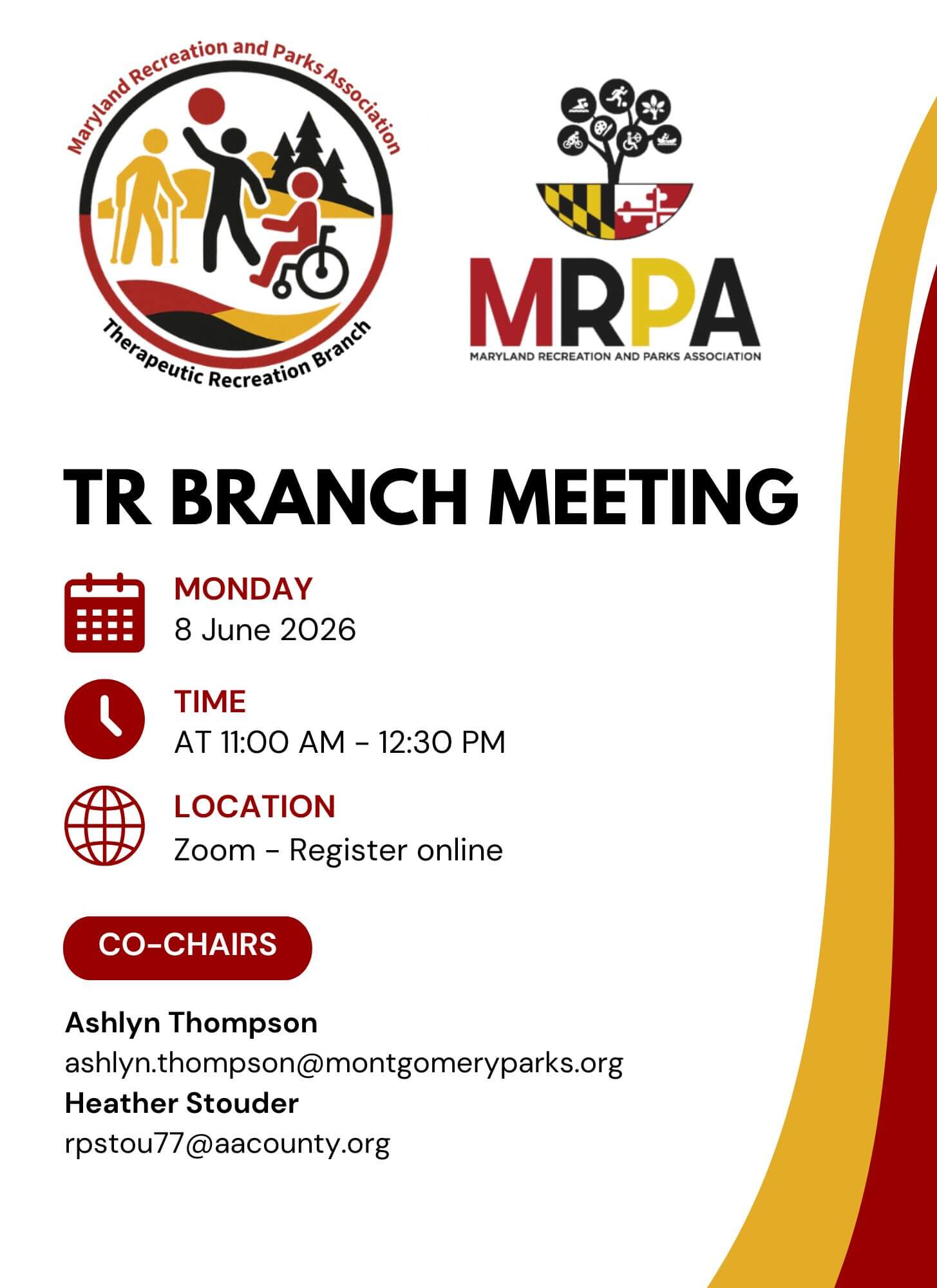 TR Branch Meeting June 2026 TR Branch Meeting June 2026