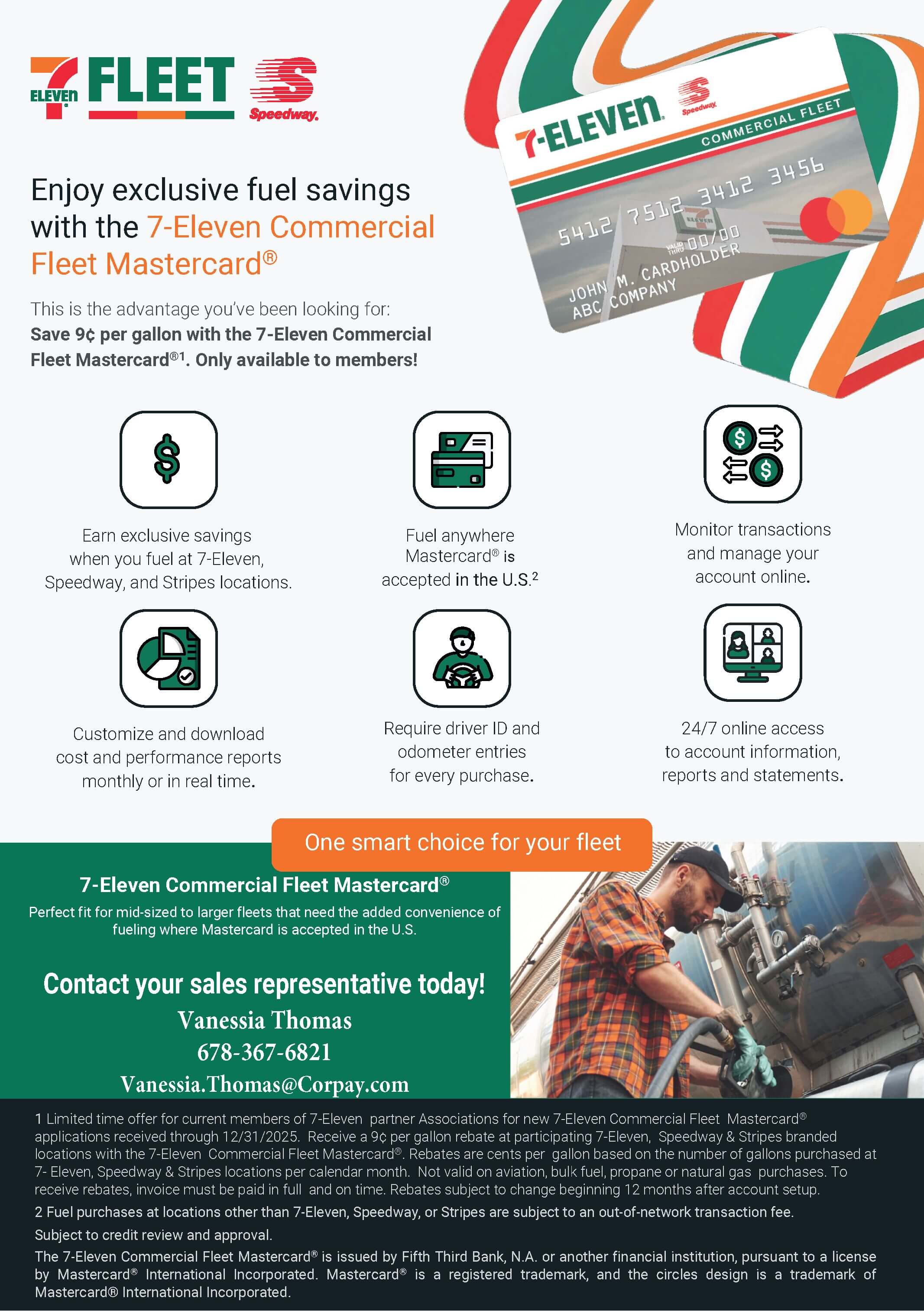7-Eleven Commercial Fleet Mastercard - Association Members Offer_Vanessia Thomas