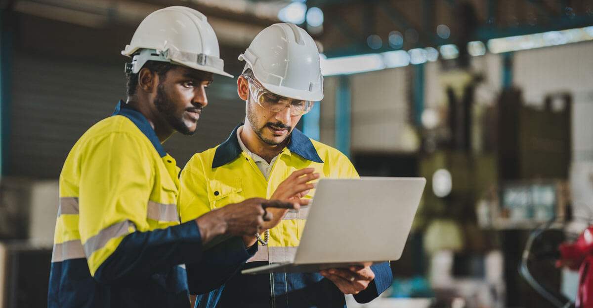 Participants receiving hands-on training in advanced manufacturing and skilled trades