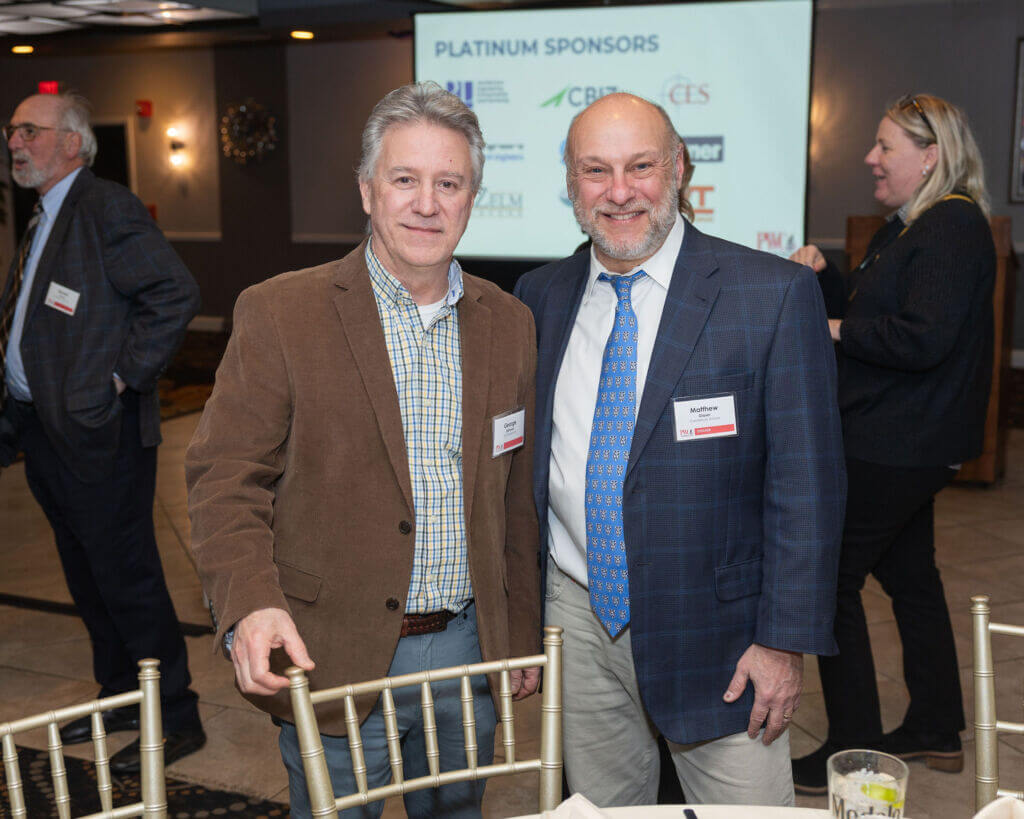 PWC Connecticut members networking at Casa Mia at the Hawthorne