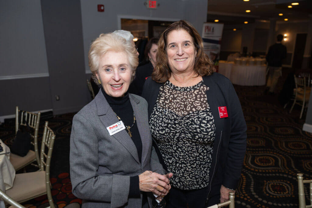 PWC Connecticut members networking at Casa Mia at the Hawthorne