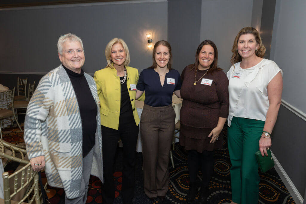 PWC Connecticut members networking at Casa Mia at the Hawthorne