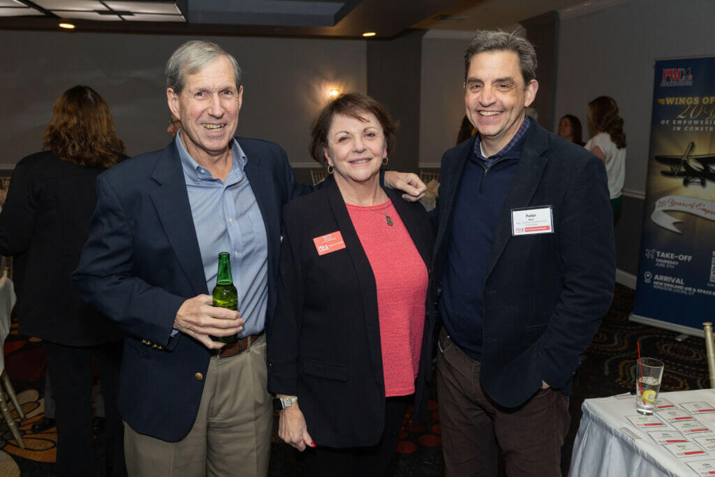 PWC Connecticut members networking at Casa Mia at the Hawthorne