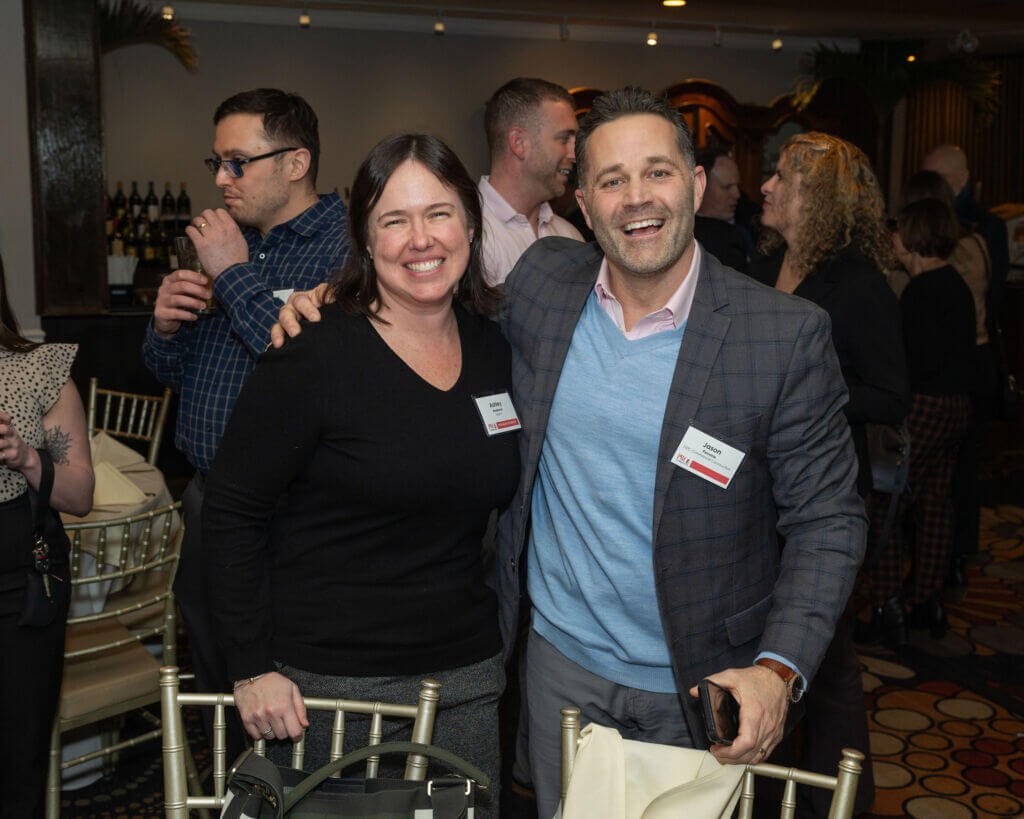PWC Connecticut members networking at Casa Mia at the Hawthorne