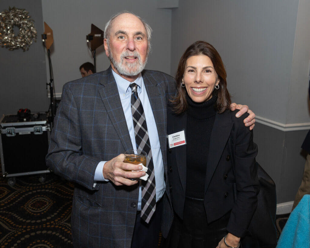 PWC Connecticut members networking at Casa Mia at the Hawthorne