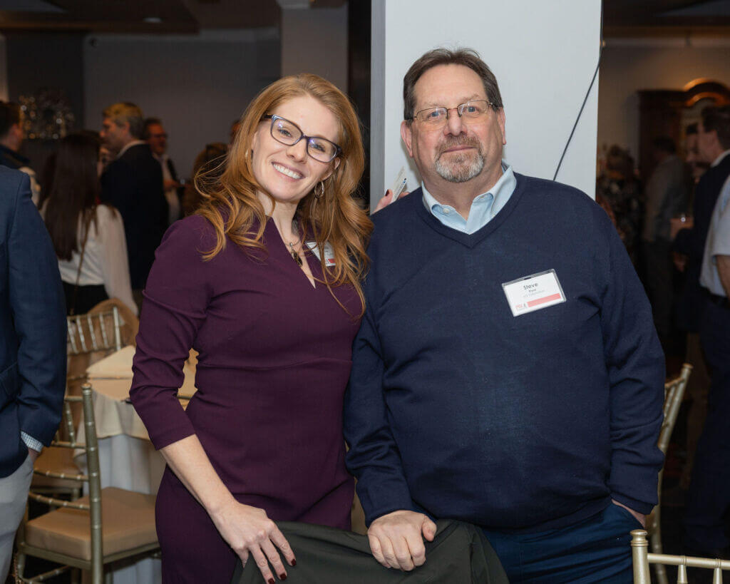 PWC Connecticut members networking at Casa Mia at the Hawthorne