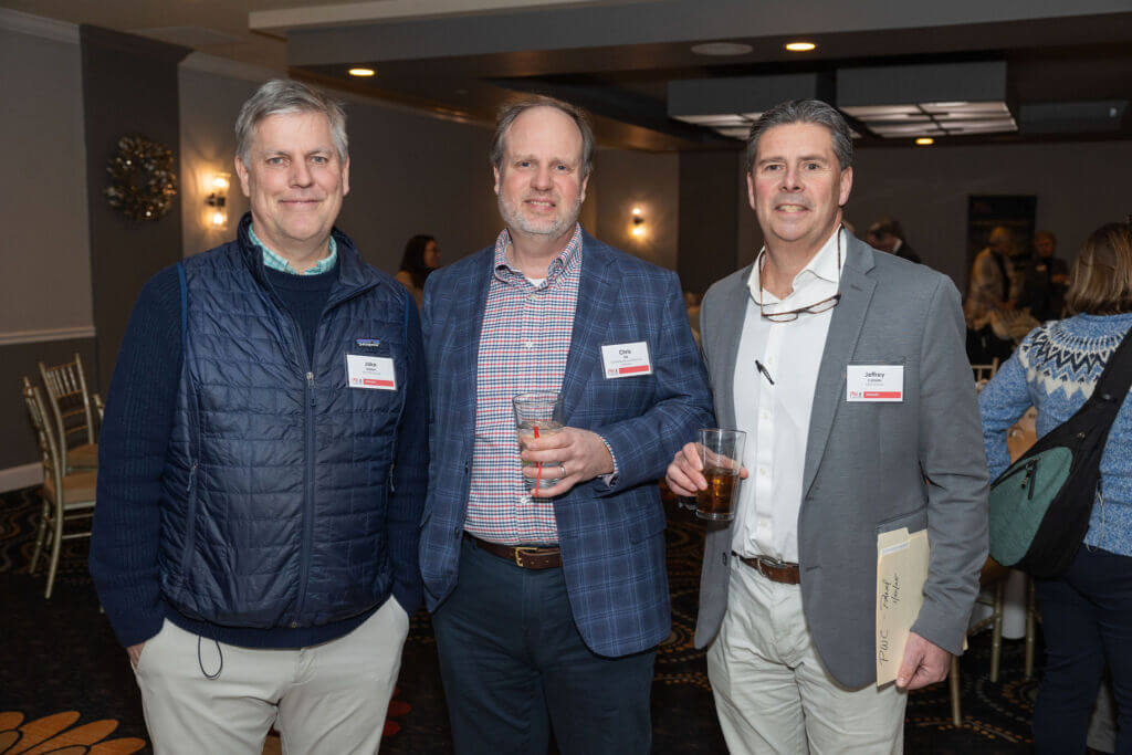 PWC Connecticut members networking at Casa Mia at the Hawthorne