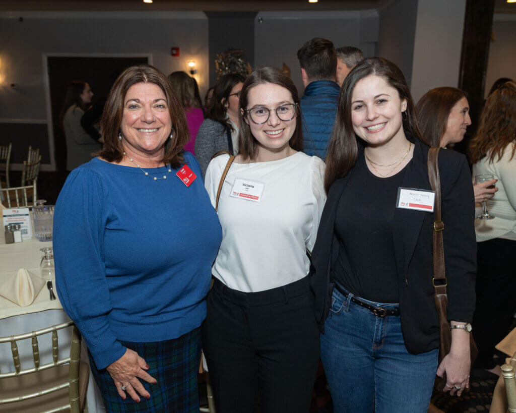 PWC Connecticut members networking at Casa Mia at the Hawthorne