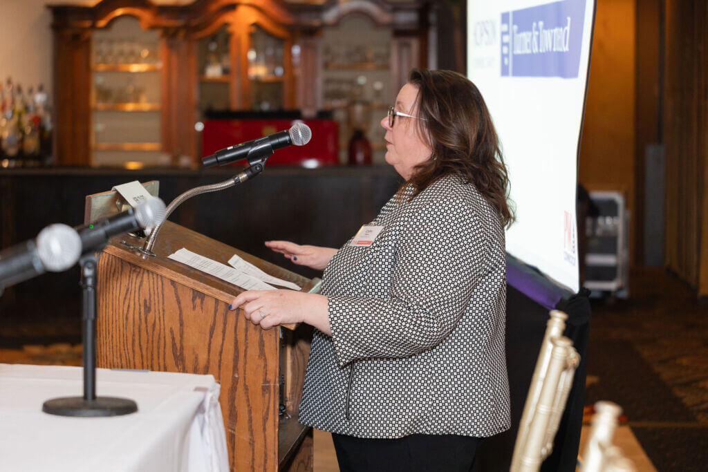 Cathy Vittorio, PWC-CT Sponsorship Committee Chair, at the Casa Mia at the Hawthorne event