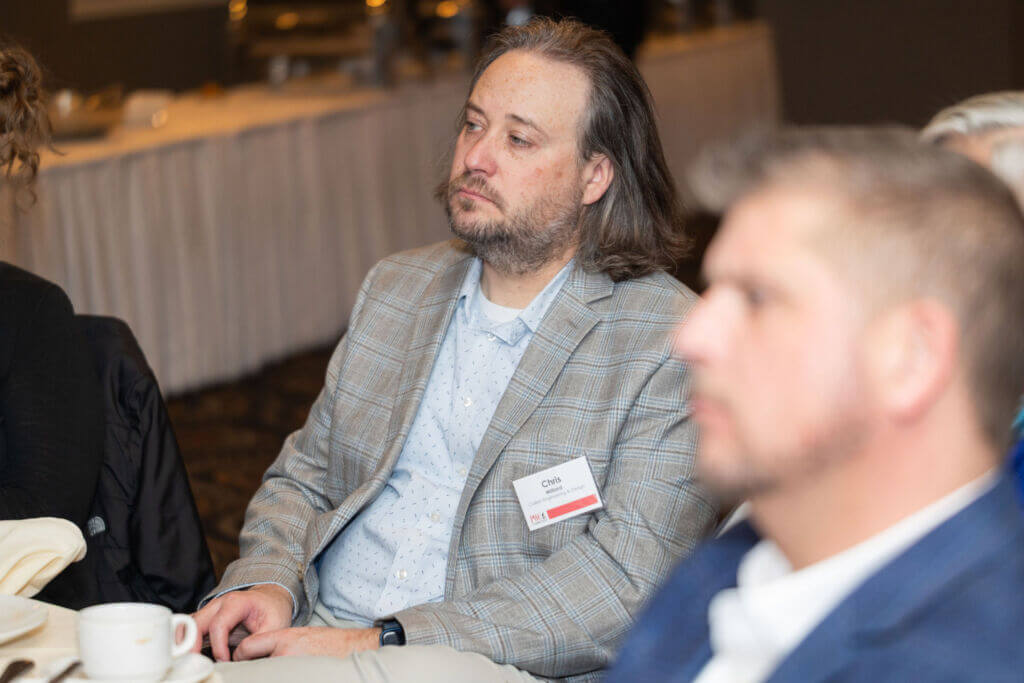 PWC Connecticut members networking at Casa Mia at the Hawthorne