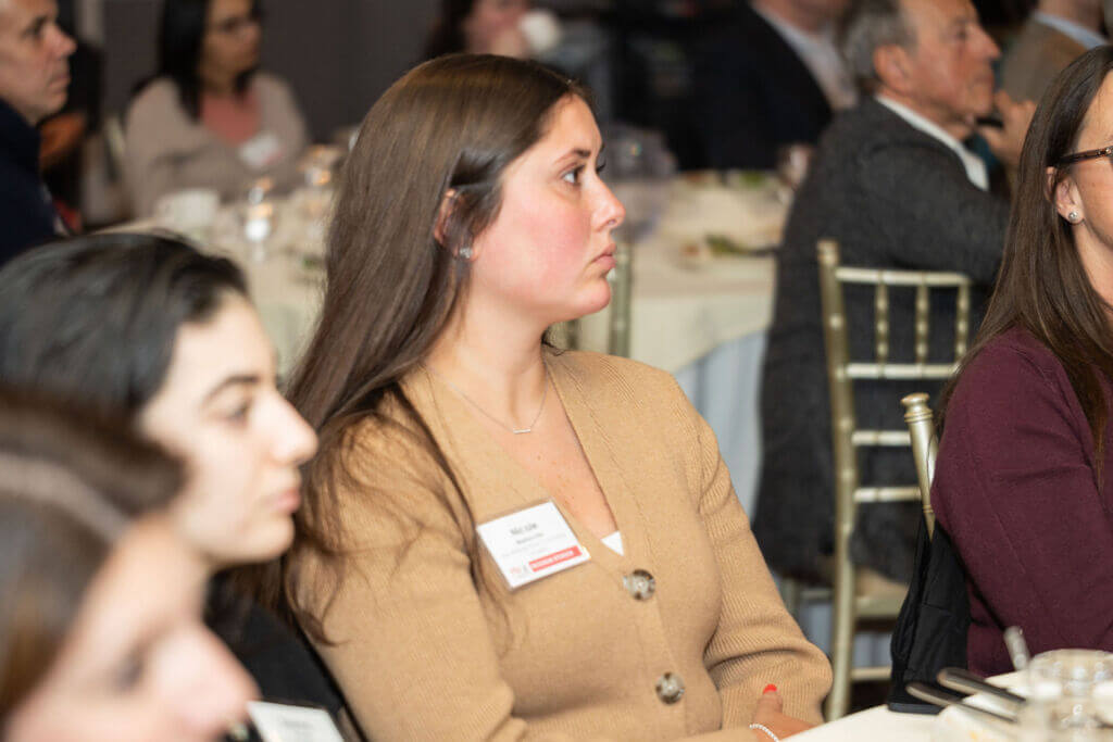 PWC Connecticut members networking at Casa Mia at the Hawthorne