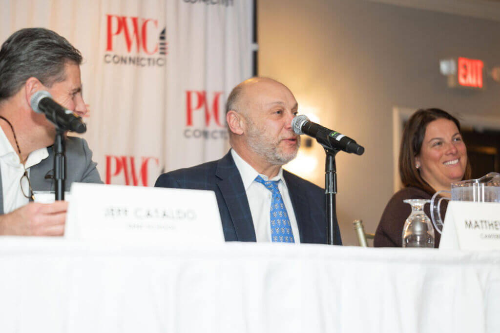 AEC industry panel discussing independent school campus modernization in Berlin, CT