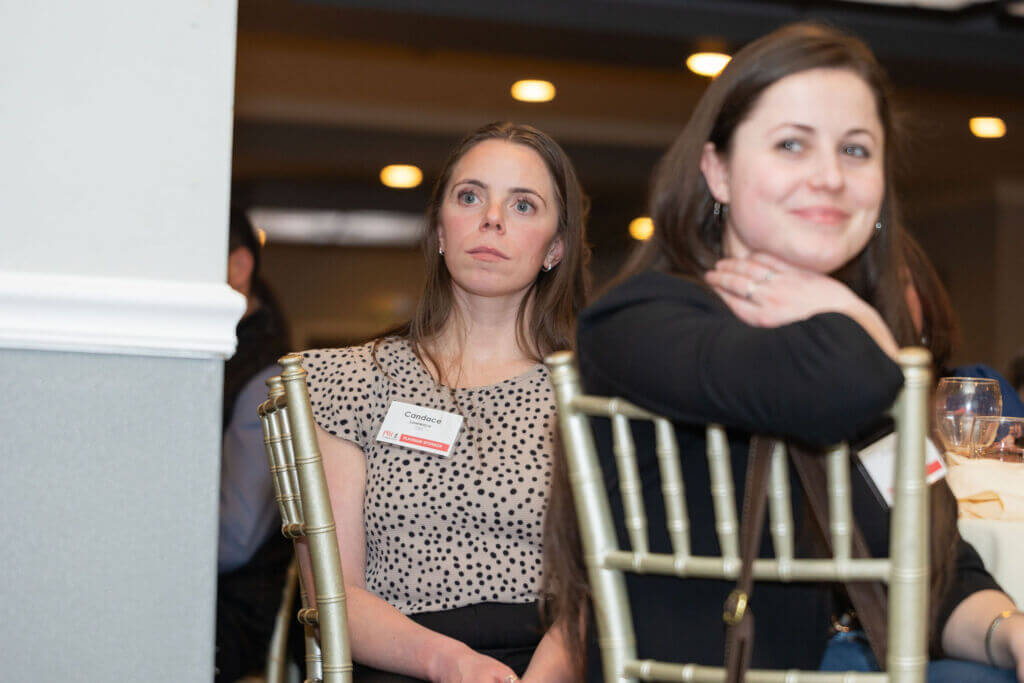 PWC Connecticut members networking at Casa Mia at the Hawthorne