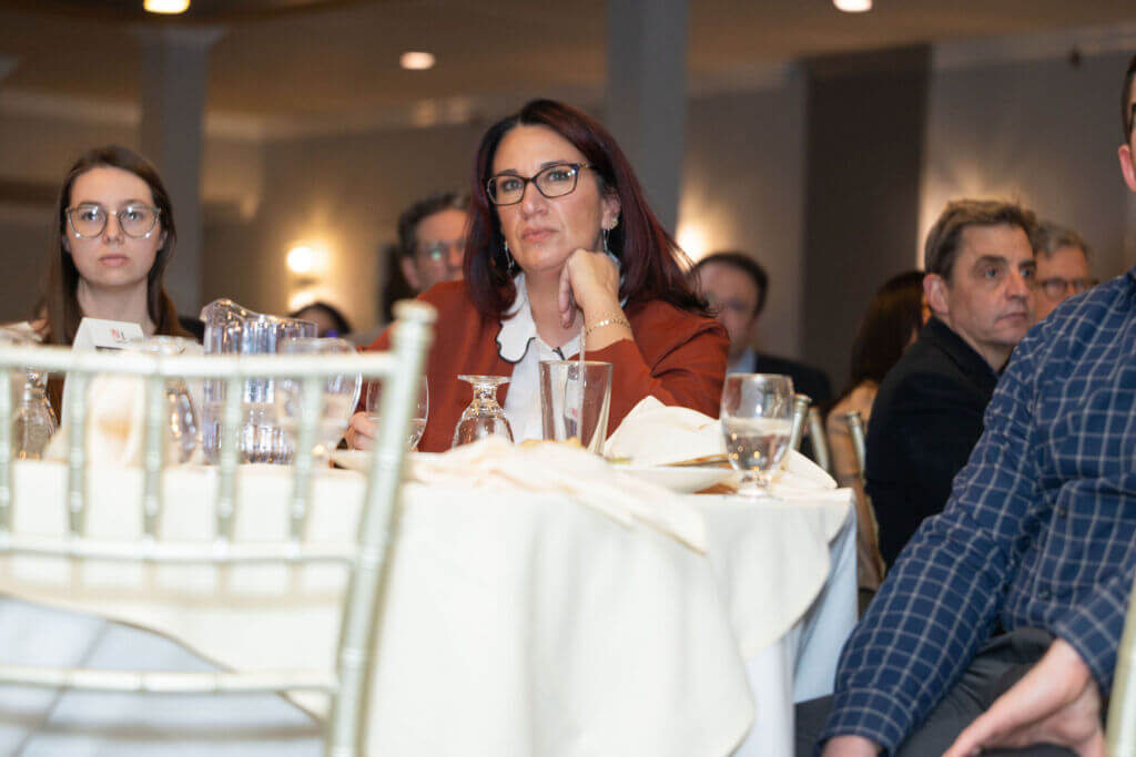 PWC Connecticut members networking at Casa Mia at the Hawthorne