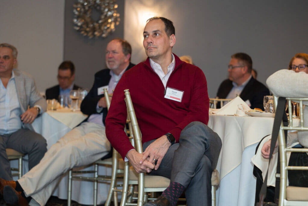 PWC Connecticut members networking at Casa Mia at the Hawthorne