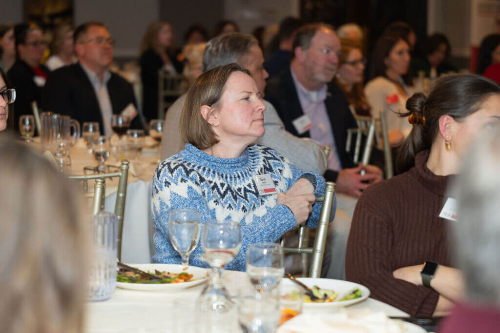 PWC Connecticut members networking at Casa Mia at the Hawthorne