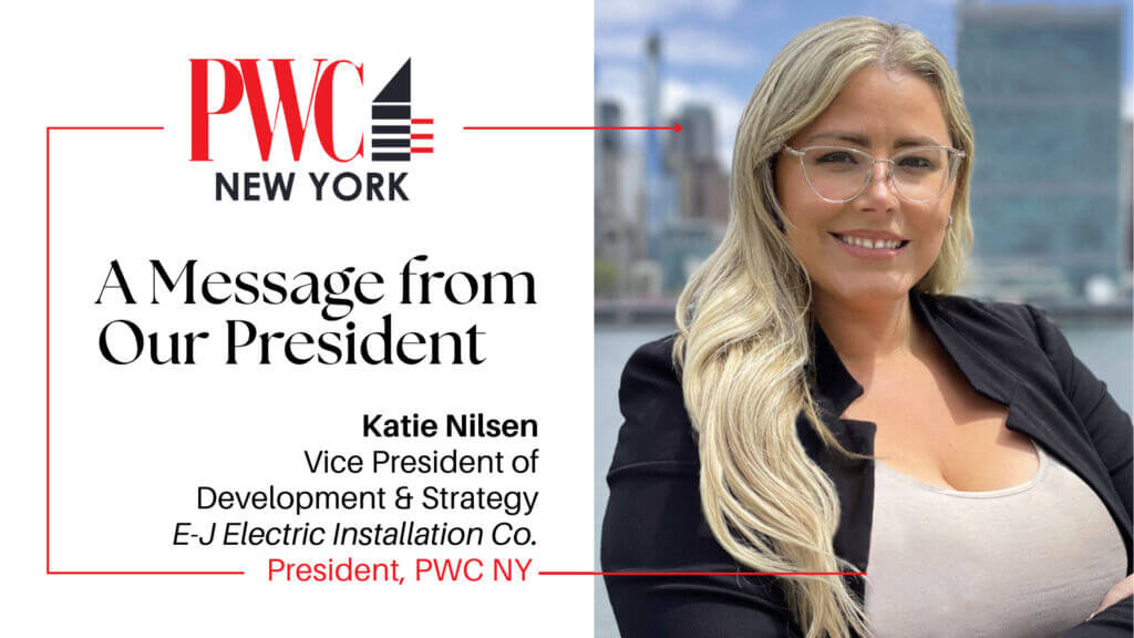 Message from PWC NY President 2026 - Katie Nilsen