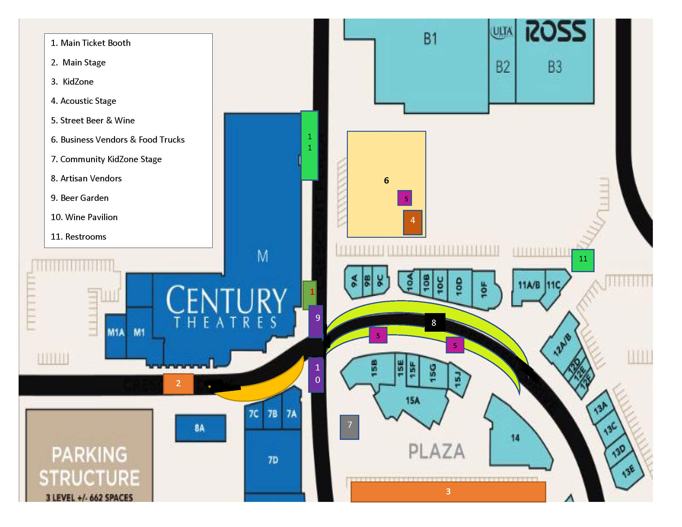 2025 OFFICIAL FESTIVAL MAP