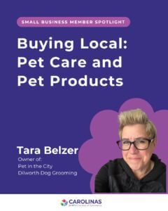 Tara Belzer, Owner of Pet in the City and Dilworth Dog Grooming