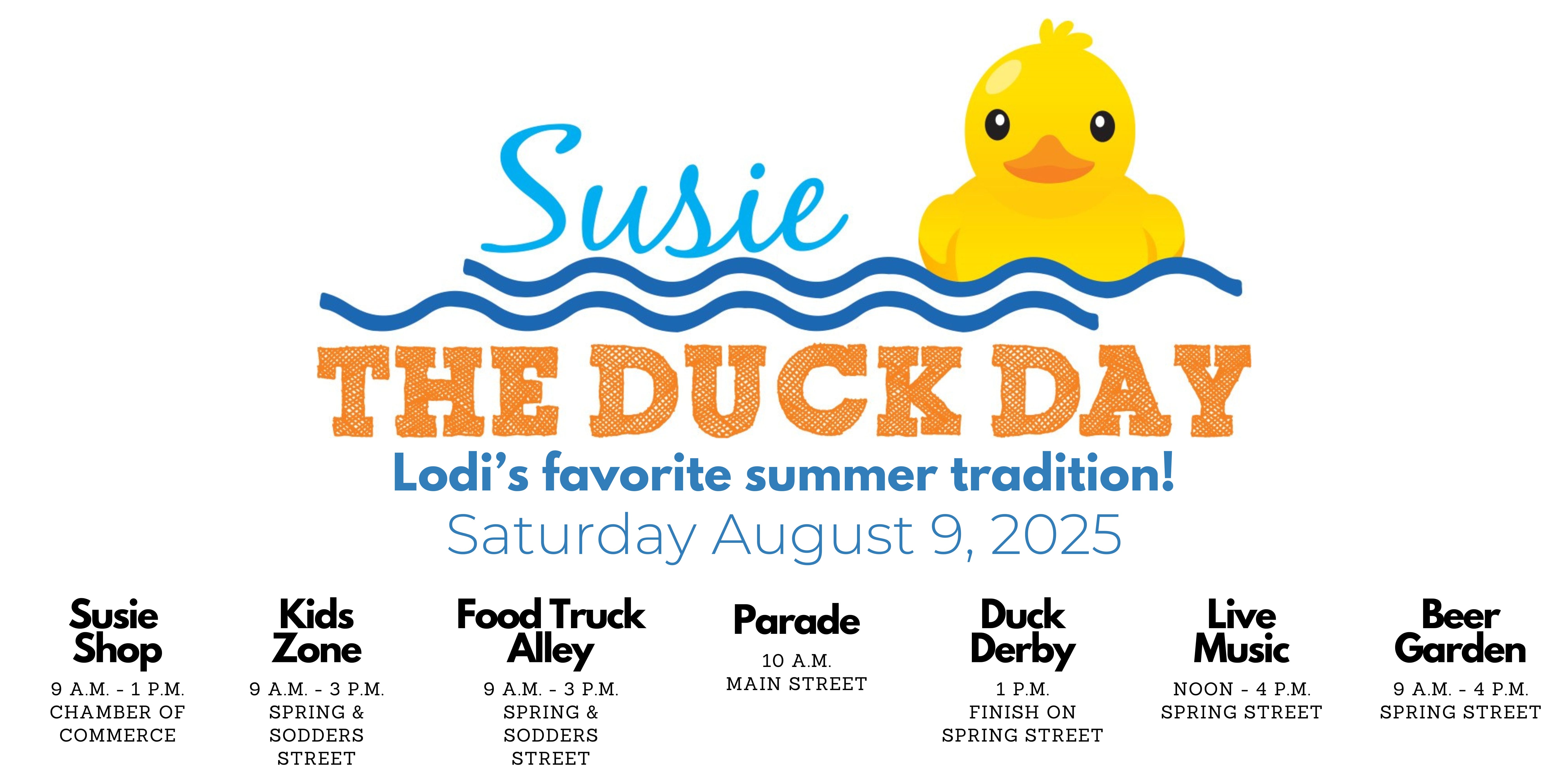 2025 Susie the Duck Day FB landscape 2025 Susie the Duck Day FB landscape