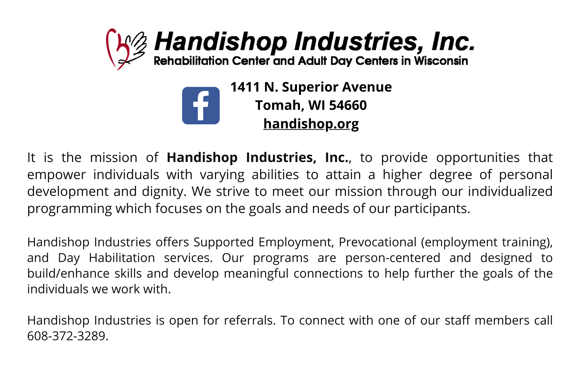 Handishop Industries - JUN 2024