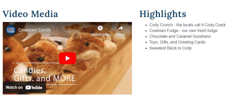 Cowtown Candy Video