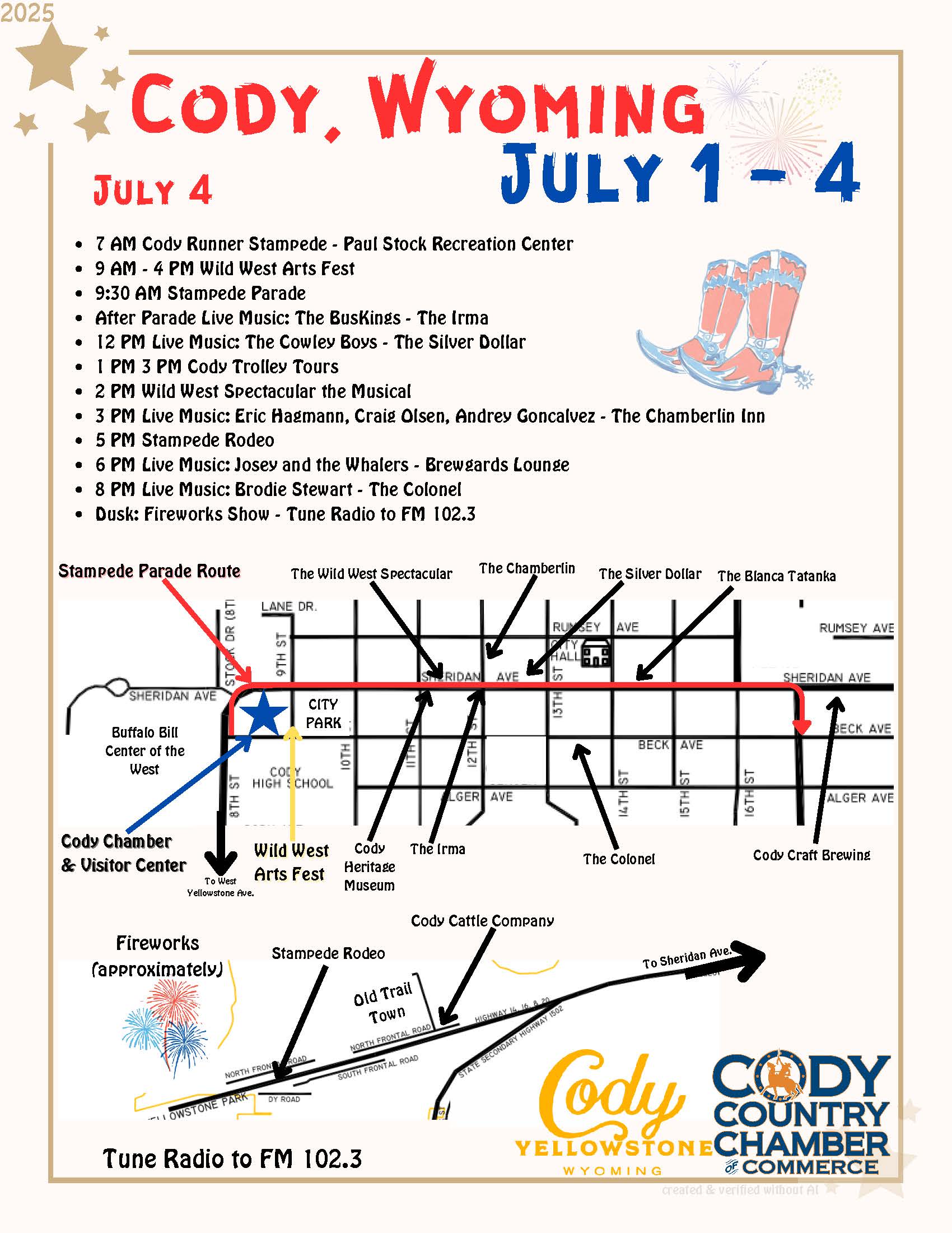 2025 July 4th Schedule - Cody Chamber_Page_2 2025 July 4th Schedule - Cody Chamber_Page_2