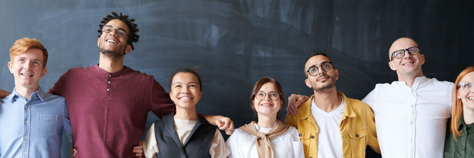 group of smiling people