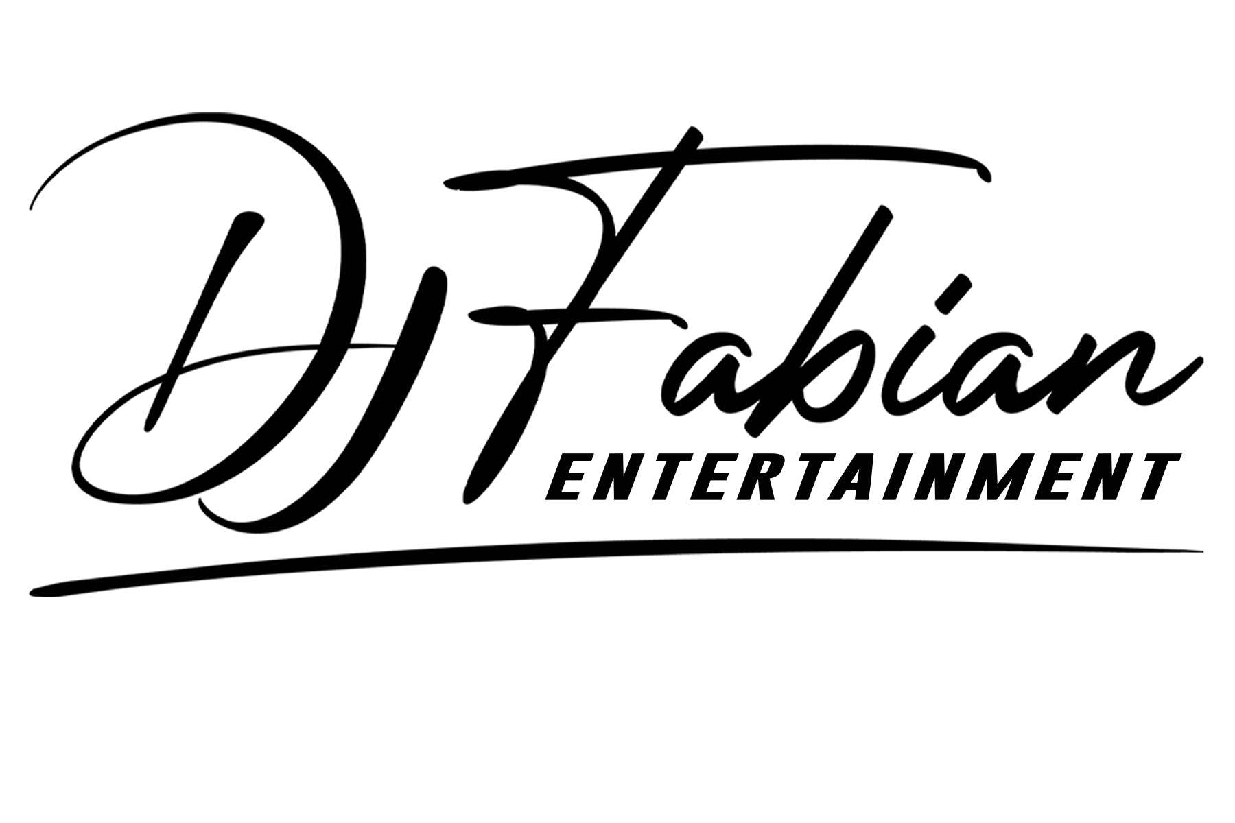 DJ FABIAN ENT (Black Logo)