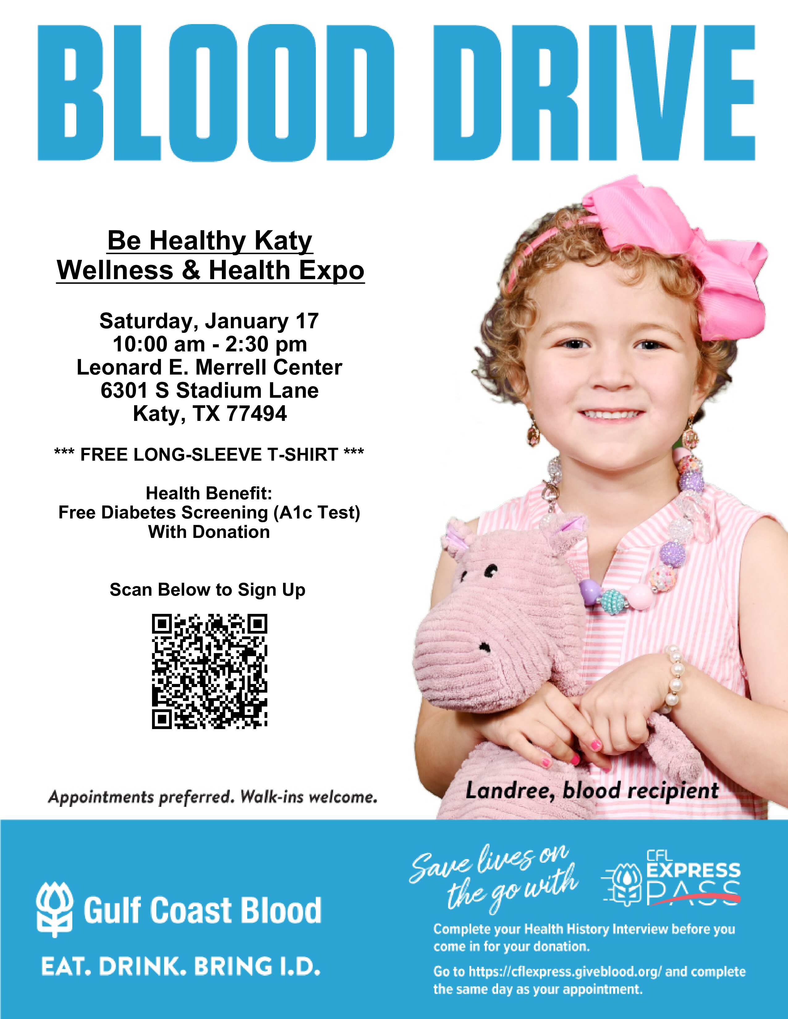 Be Healthy Katy Blood Drive 