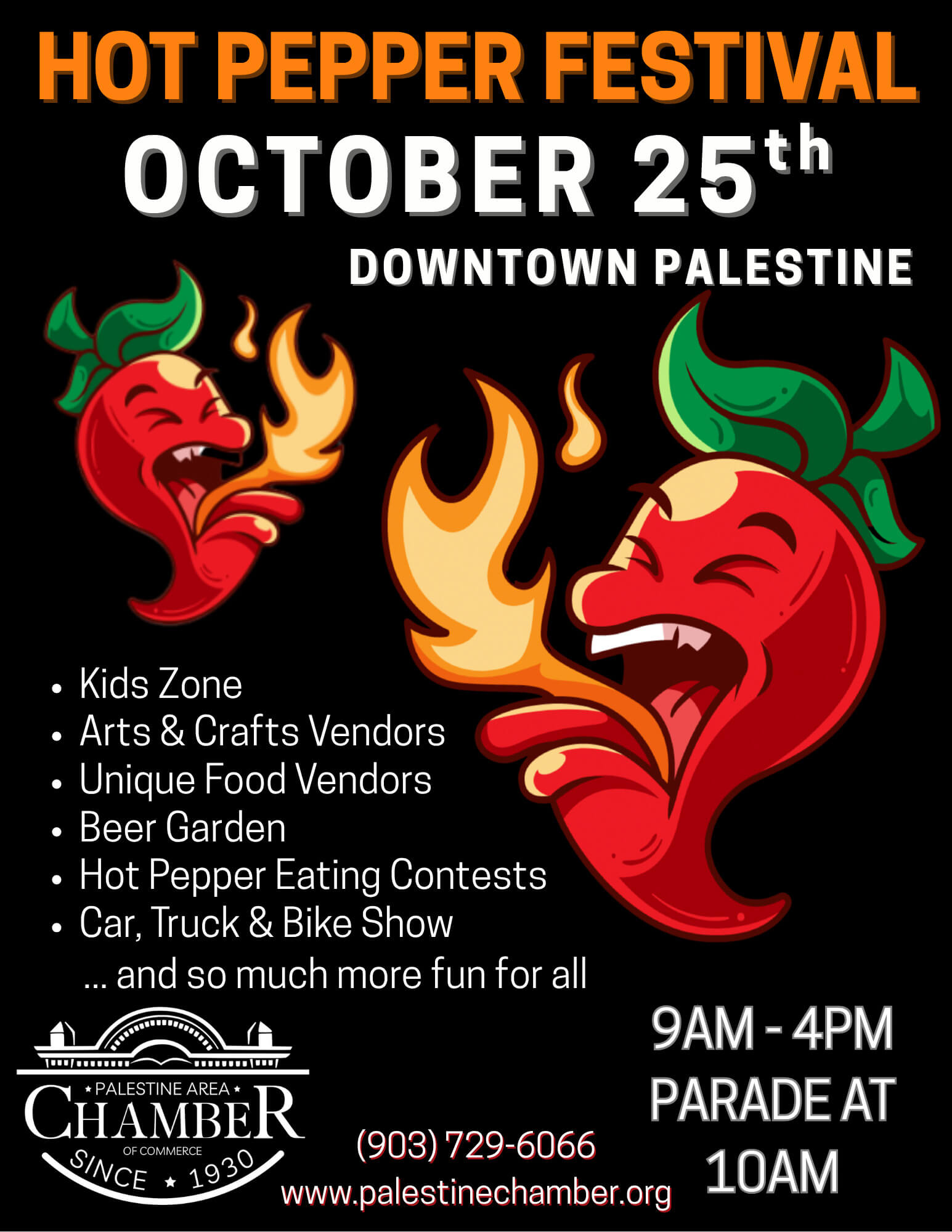 Hot Pepper Festival 2025 Flyers Hot Pepper Festival 2025 Flyers
