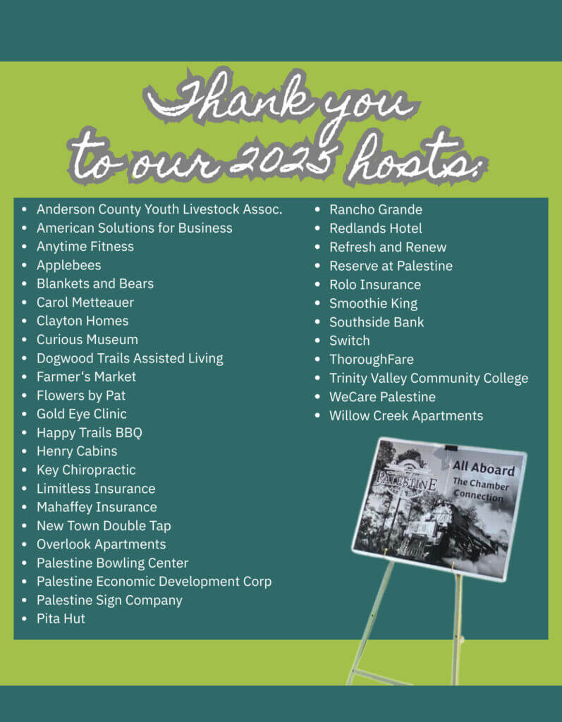 Thank You Hosts Flyer