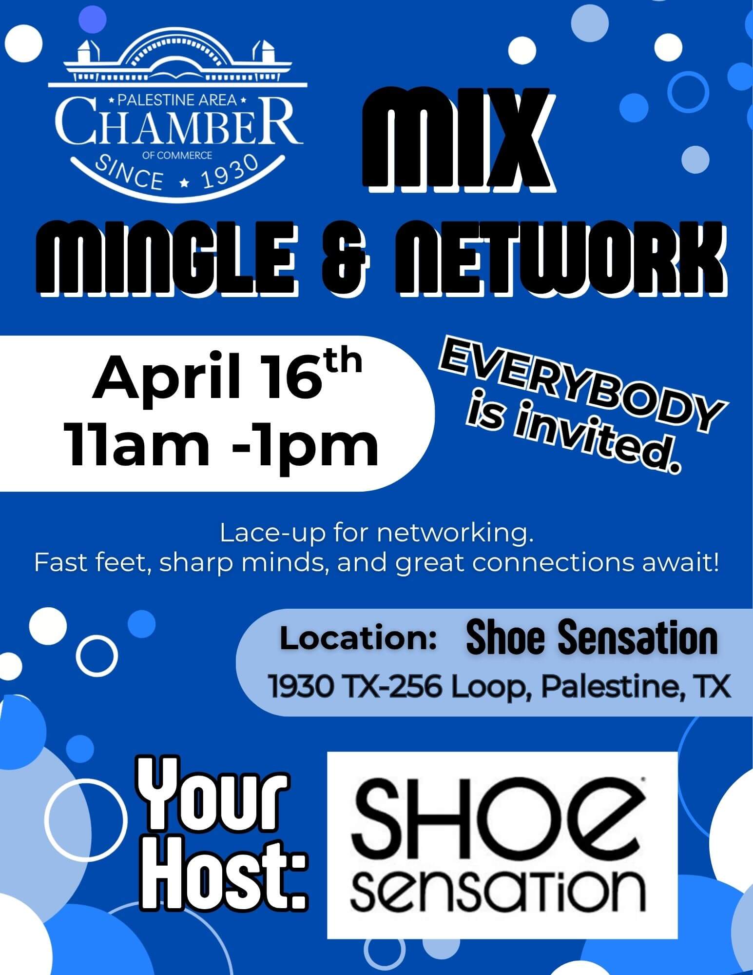 Mix, Mingle &amp; Network- April