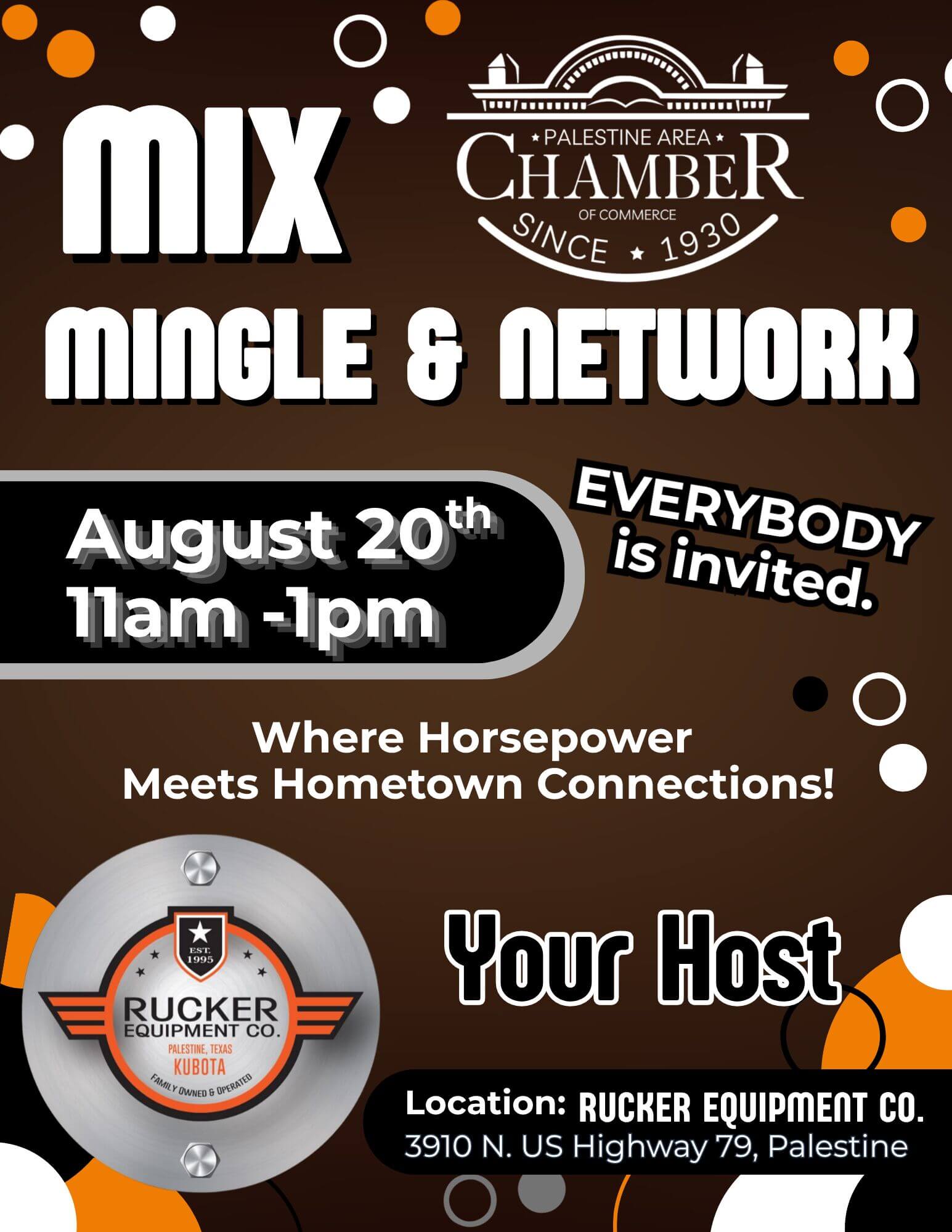 Mix, Mingle &amp; Network- August